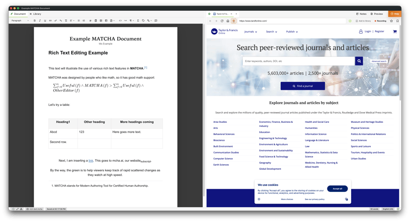Built-In Browser screenshot